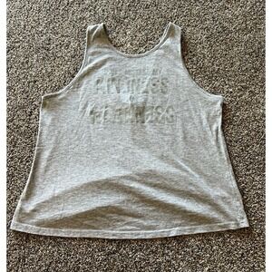 Xersion Women's Gray "Don't‎ Mistake my kindness for weakness" Tanktop size 3XL